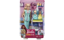 Babydokter Barbie Met Tweeling & Verzorgingscenter