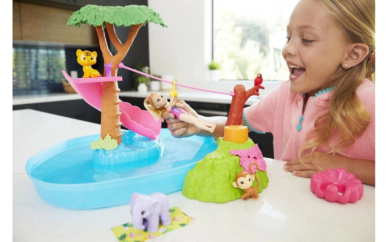 Barbie The Lost Birthday - Chelsea Jungle Rivier Speelset 3 Barbie The Lost Birthday - Chelsea Jungle Rivier Speelset - Afbeelding 3