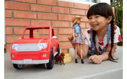 Sweet Orchard Farm Pickup Truck Met Boerin Barbie -Barbie 01599558 003.2740becb