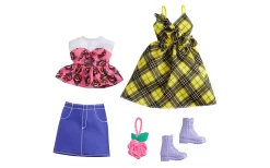 Barbie Kledingset Met 2 Outfits & Accessoires