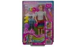Barbie Leopard Regenbooghaar Pop