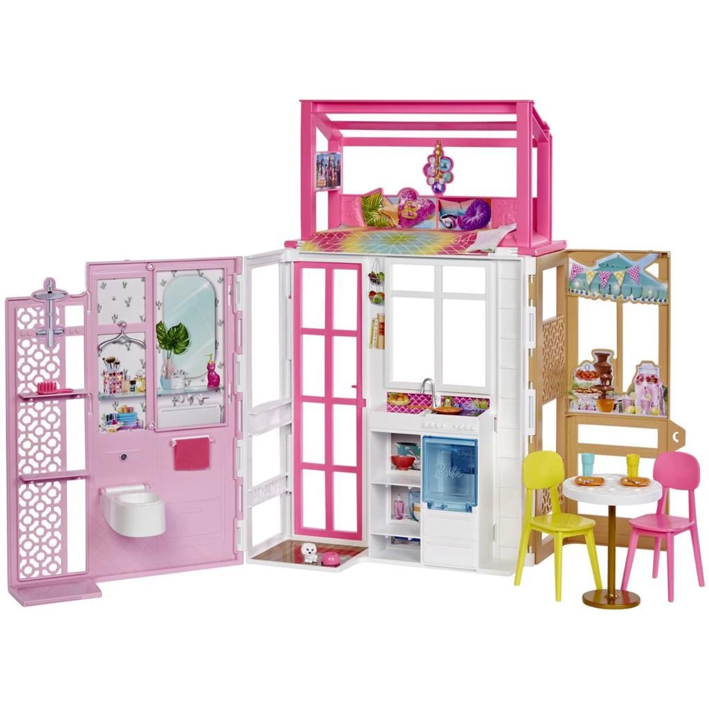 Barbie Huis Met 2 Verdiepingen 2 Barbie Huis Met 2 Verdiepingen - Afbeelding 2