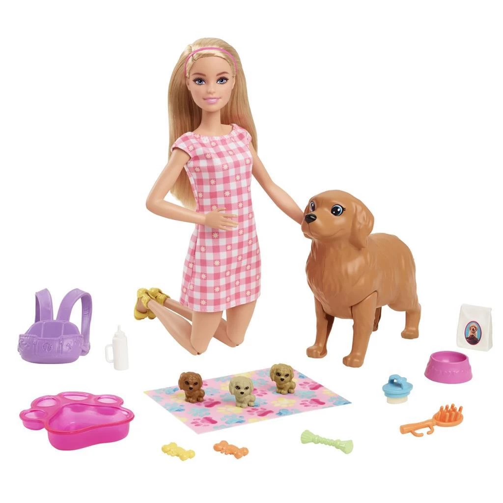 Barbie Pop + Hond Met Puppies 2 Barbie Pop + Hond Met Puppies - Afbeelding 2