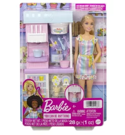 Barbie IJssalon Speelset Met Blonde Pop