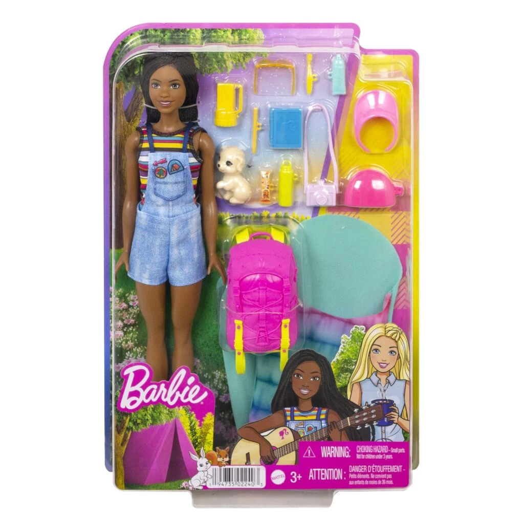 Barbie Camping Pop Brooklyn + Accessoires 1 Barbie Camping Pop Brooklyn + Accessoires