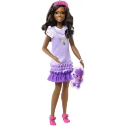 Barbie My First Barbie Pop Donker Haar Met Poedel 7 Barbie My First Barbie Pop Donker Haar Met Poedel -Barbie 0194735114535 2