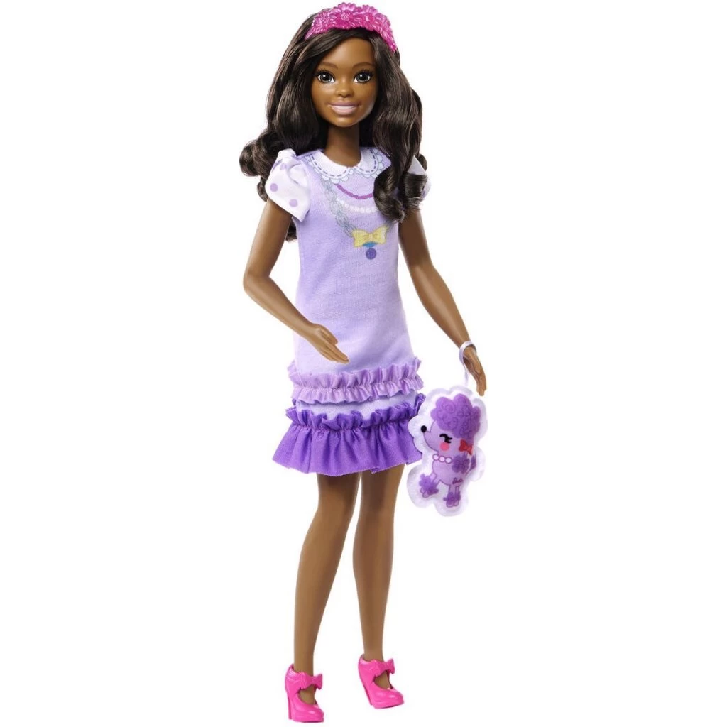 Barbie My First Barbie Pop Donker Haar Met Poedel 3 Barbie My First Barbie Pop Donker Haar Met Poedel - Afbeelding 3