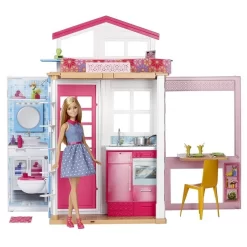 Barbie Huis Met 2 Verdiepingen En Pop