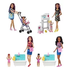 Barbie Skipper Babysitter Pop Met Kind + Accessoires Assorti