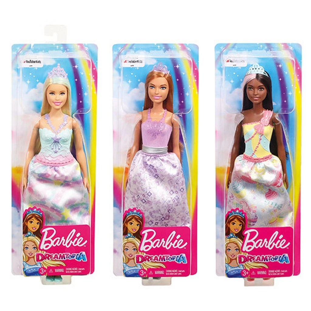 Barbie Dreamtopia Prinsessen Pop Assorti 1 Barbie Dreamtopia Prinsessen Pop Assorti