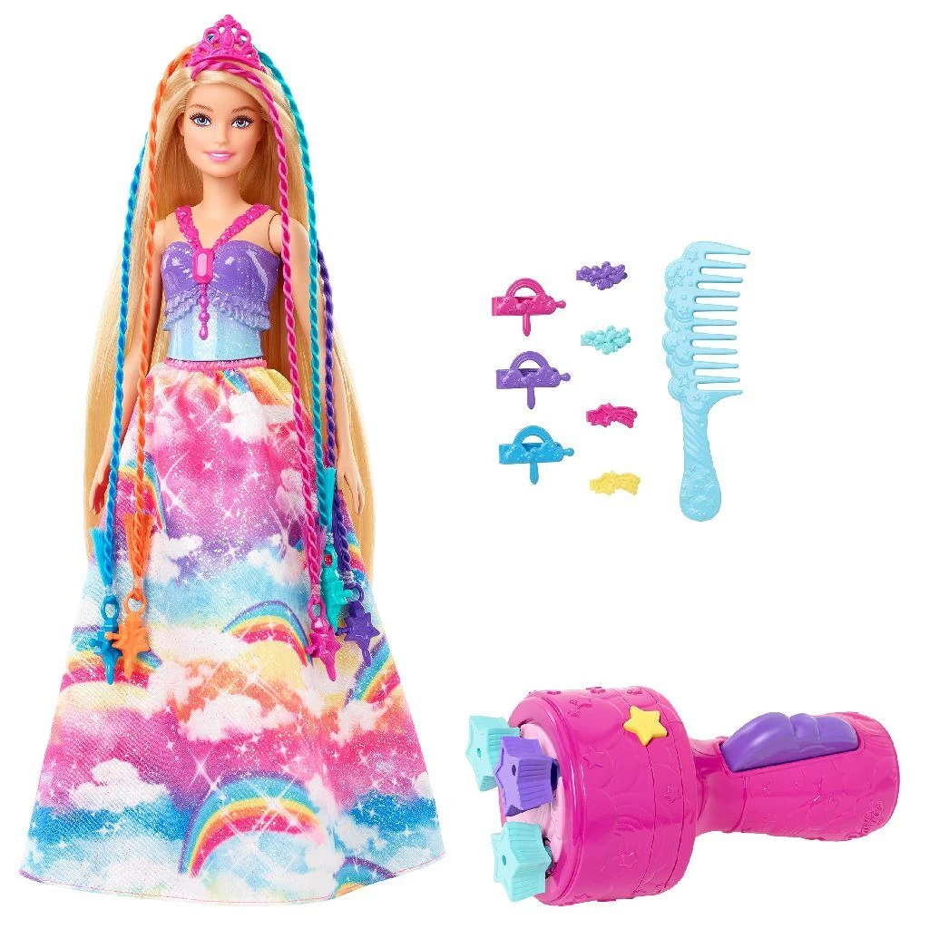Barbie Dreamtopia Haarverzorgingspop + Accessoires 2 Barbie Dreamtopia Haarverzorgingspop + Accessoires - Afbeelding 2
