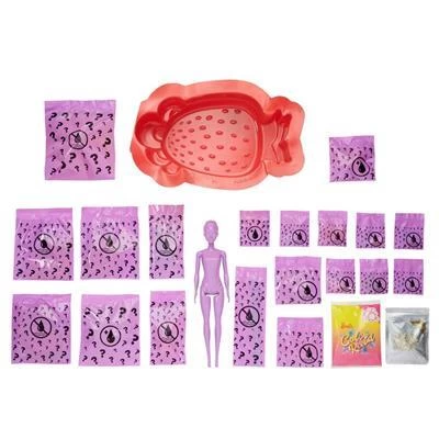 Barbie Color Reveal Ultimate Reveal Wave 3 Foam Aardbij 3 Barbie Color Reveal Ultimate Reveal Wave 3 Foam Aardbij - Afbeelding 3