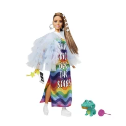 Barbie Extra Pop In Regenboog Jurk
