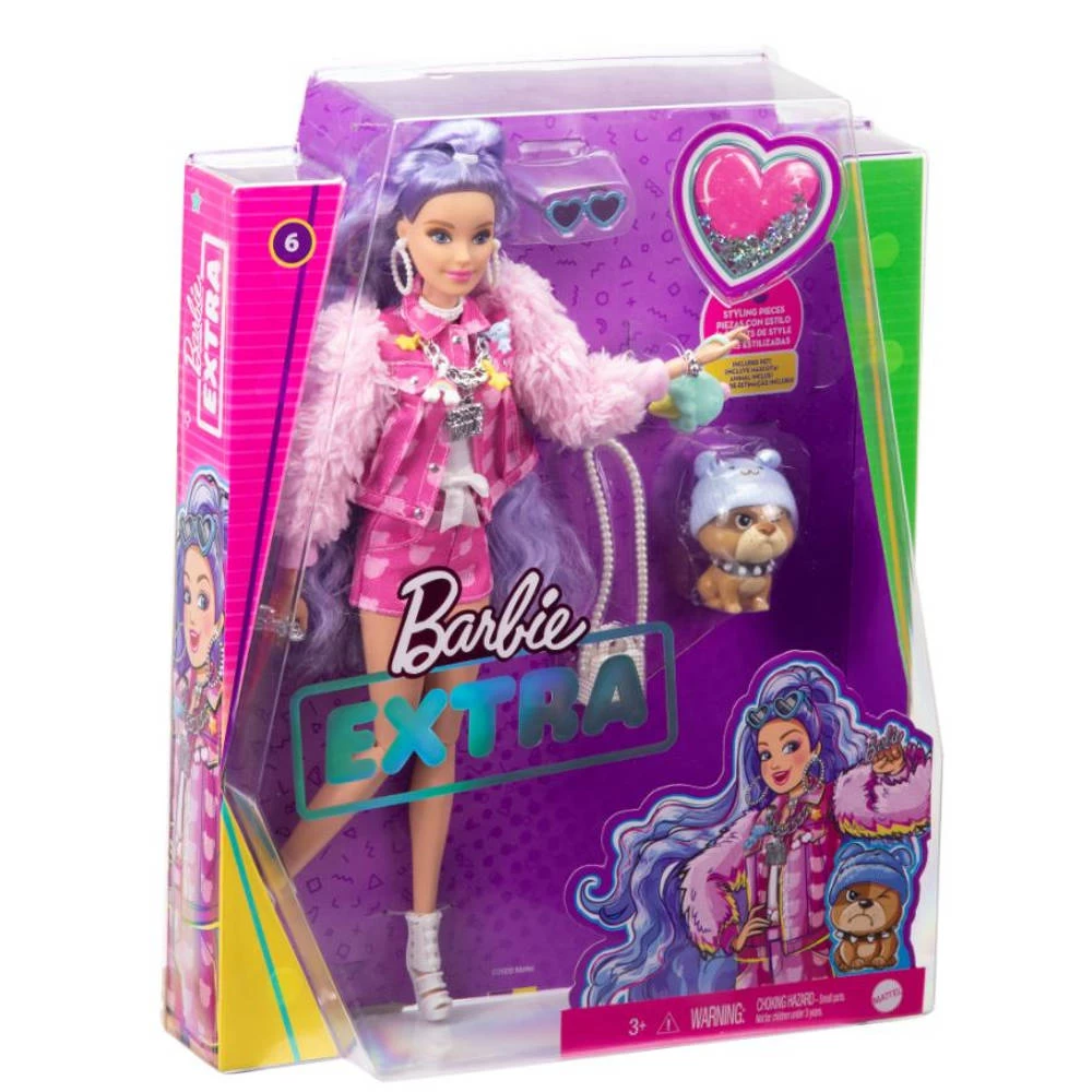 Barbie Extra Pop Met Lila Haar 2 Barbie Extra Pop Met Lila Haar - Afbeelding 2