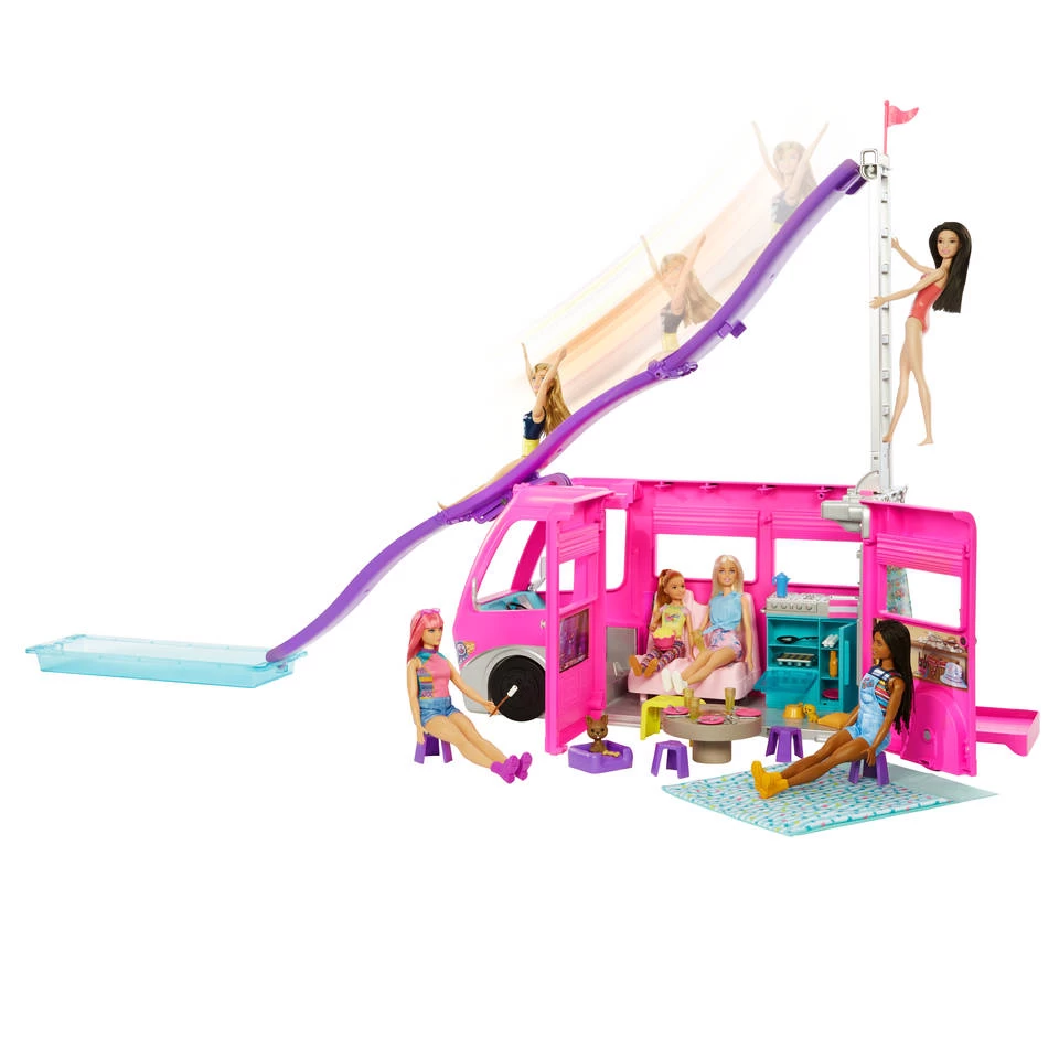 Barbie Droomcamper Met Zwembad En Accessoires 4 Barbie Droomcamper Met Zwembad En Accessoires - Afbeelding 4