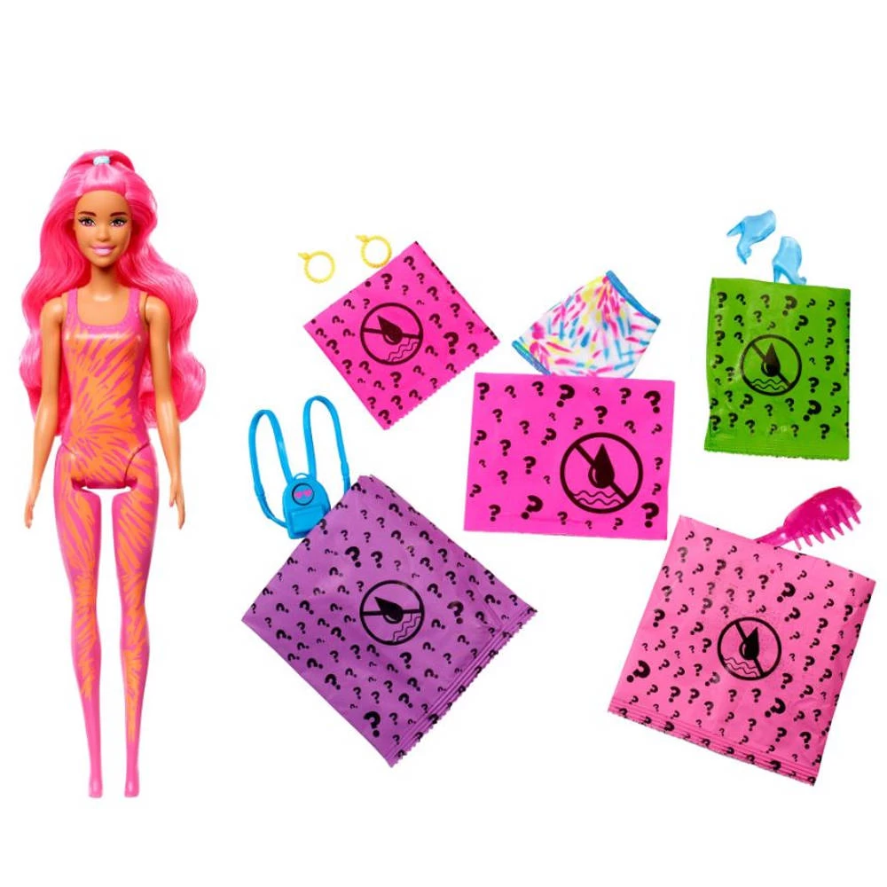 Barbie Color Reveal Neon Tie-Dye Pop 3 Barbie Color Reveal Neon Tie-Dye Pop - Afbeelding 3