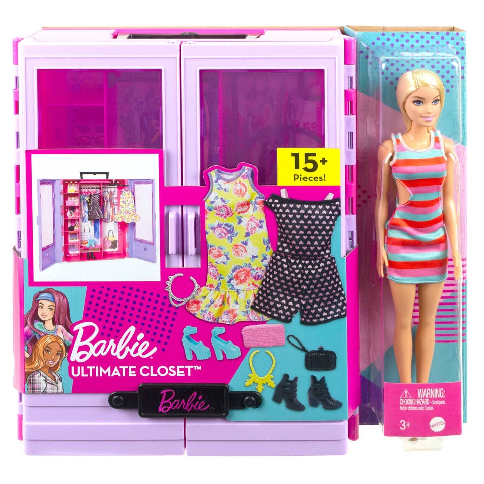 Barbie Super Kledingkast Speelset Met Pop 3 Barbie Super Kledingkast Speelset Met Pop - Afbeelding 3