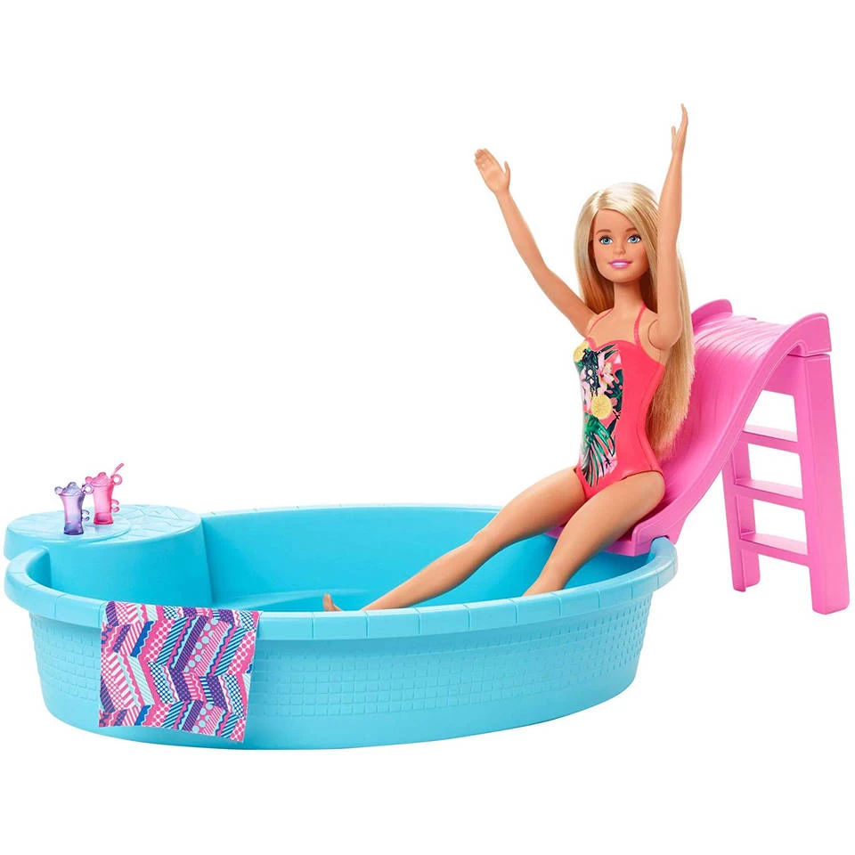 Barbie Zwembad Met Pop 2 Barbie Zwembad Met Pop - Afbeelding 2
