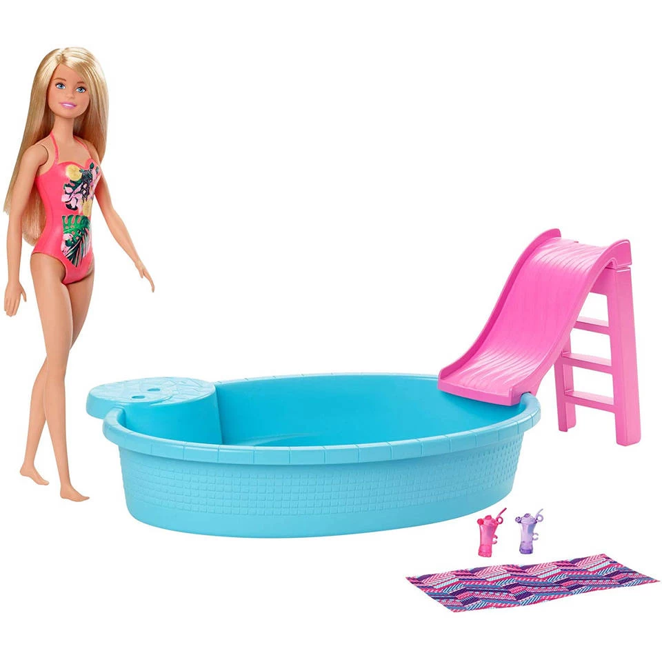Barbie Zwembad Met Pop 1 Barbie Zwembad Met Pop