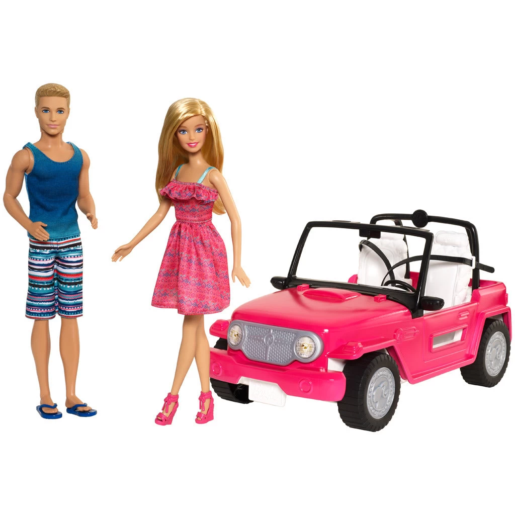 Barbie Beach Cruiser Met Barbie En Ken 2 Barbie Beach Cruiser Met Barbie En Ken - Afbeelding 2