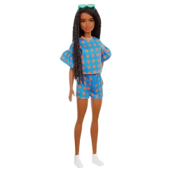 Barbie Fashionista Pop - Blauw Topje Met Hartjes & Broekje 5 Barbie Fashionista Pop - Blauw Topje Met Hartjes & Broekje -Barbie 4582293c