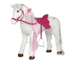Barbie Paard Met Geluid Wit 81 Cm