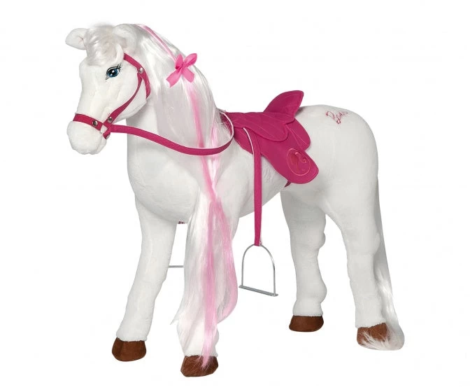 Barbie Paard Met Geluid Wit 81 Cm 1 Barbie Paard Met Geluid Wit 81 Cm