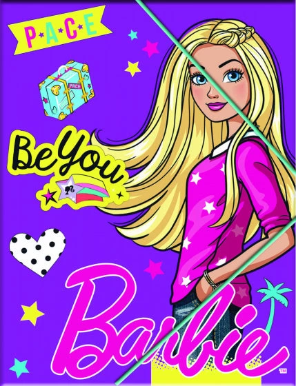 Barbie Elastomap Meisjes A4 21 X 29,7 Cm Polypropyleen Paars 1 Barbie Elastomap Meisjes A4 21 X 29,7 Cm Polypropyleen Paars