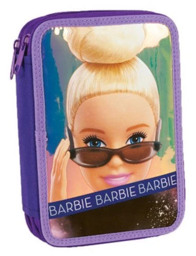 Barbie Etui Meisjes 15 X 18 Cm Polyester Paars 27-delig