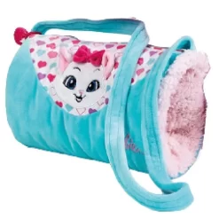 Barbie Handtas Kat Junior 25 X 30 Cm Pluche Lichtblauw