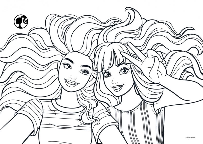 Barbie Kleur- En Stickerboek Junior 23 X 33 Cm Papier Paars 5 Barbie Kleur- En Stickerboek Junior 23 X 33 Cm Papier Paars - Afbeelding 5