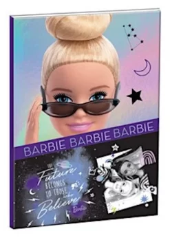 Barbie Notitieboek Meisjes B5 Softcover Paars/zwart