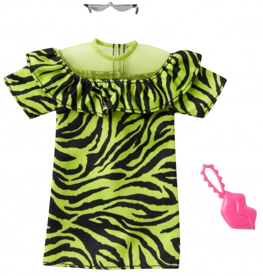 Barbie Poppenjurk Met Accessoires Fashion GRC05 3-delig 1 Barbie Poppenjurk Met Accessoires Fashion GRC05 3-delig