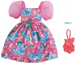 Barbie Poppenjurk Met Accessoires Fashion GRC00 3-delig