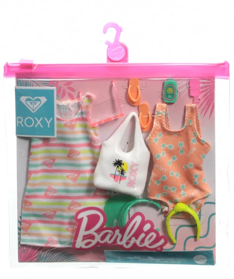 Barbie Poppenkledingset Fashion Storytelling Wit/oranje 9-delig 3 Barbie Poppenkledingset Fashion Storytelling Wit/oranje 9-delig - Afbeelding 3