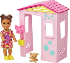 Barbie Speelset Babysitter Skipper Meisjes Roze 5-delig