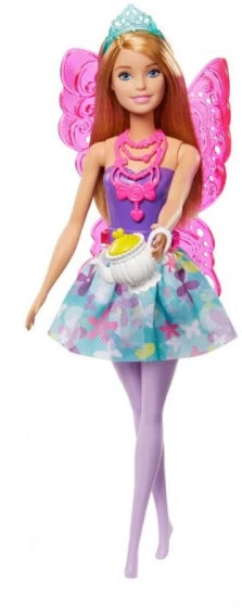 Tienerpop Barbie Dreamtopia 30 Cm Bruin Haar Blauw/paars