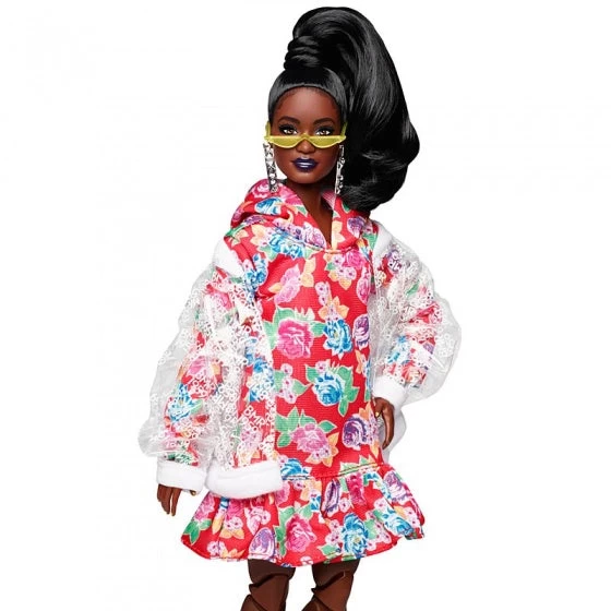Barbie Tienerpop BMR1959 Gebloemde Hoodiejurk 36 Cm 4 Barbie Tienerpop BMR1959 Gebloemde Hoodiejurk 36 Cm - Afbeelding 4