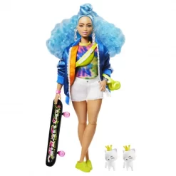 Barbie Tienerpop Extra Junior 30 Cm Blauw