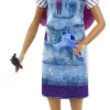 Barbie Tienerpop Kapster Meisjes 32,5 Cm Blauw/paars