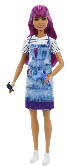 Barbie Tienerpop Kapster Meisjes 32,5 Cm Blauw/paars