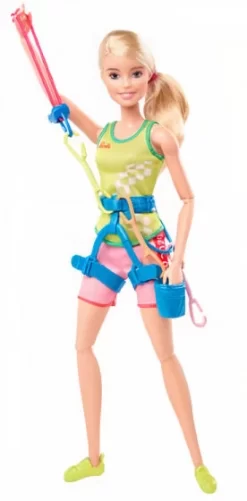 Barbie Tienerpop Klimsport Meisjes 32,5 Cm Blond/groen