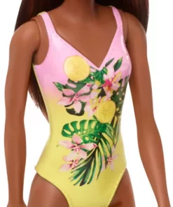 Barbie Tienerpop Beach Meisjes 32,5 Cm Geel/roze -Barbie barbie tienerpop meisjes 325 cm geel roze 4 988078 1634376750