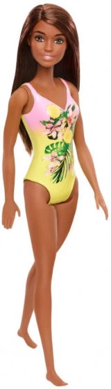 Barbie Tienerpop Beach Meisjes 32,5 Cm Geel/roze