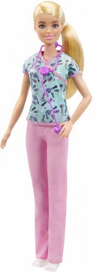 Barbie Tienerpop Verpleegster Meisjes 32,5 Cm Blauw/roze